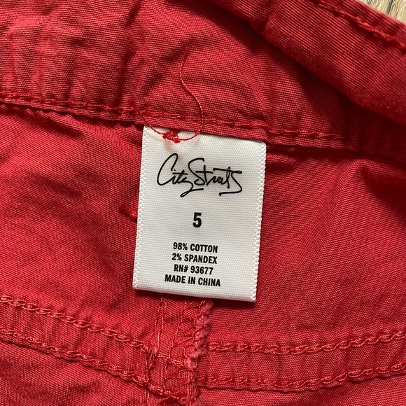 Women’s Red Shorts - Picture 3 of 3
